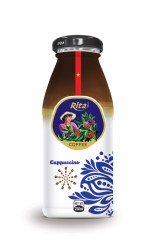 کاپوچینو مو 250ml ربات شیشه ای قهوه